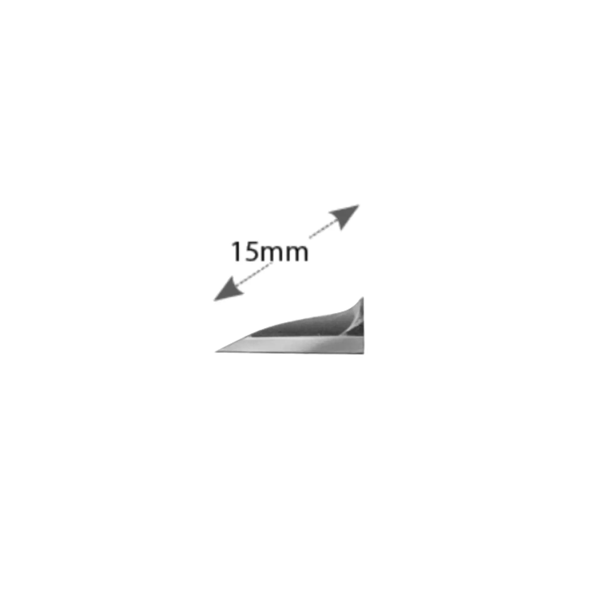 Nagelzange - Gerader Schnitt - Sehr feine Backen - 13 cm - Aesculap - HF483R Aesculap 