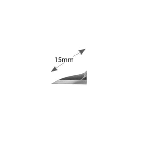 Nagelzange - Gerader Schnitt - Sehr feine Backen - 13 cm - Aesculap - HF483R Aesculap 