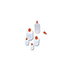 Red cap wash bottle - With dropper
