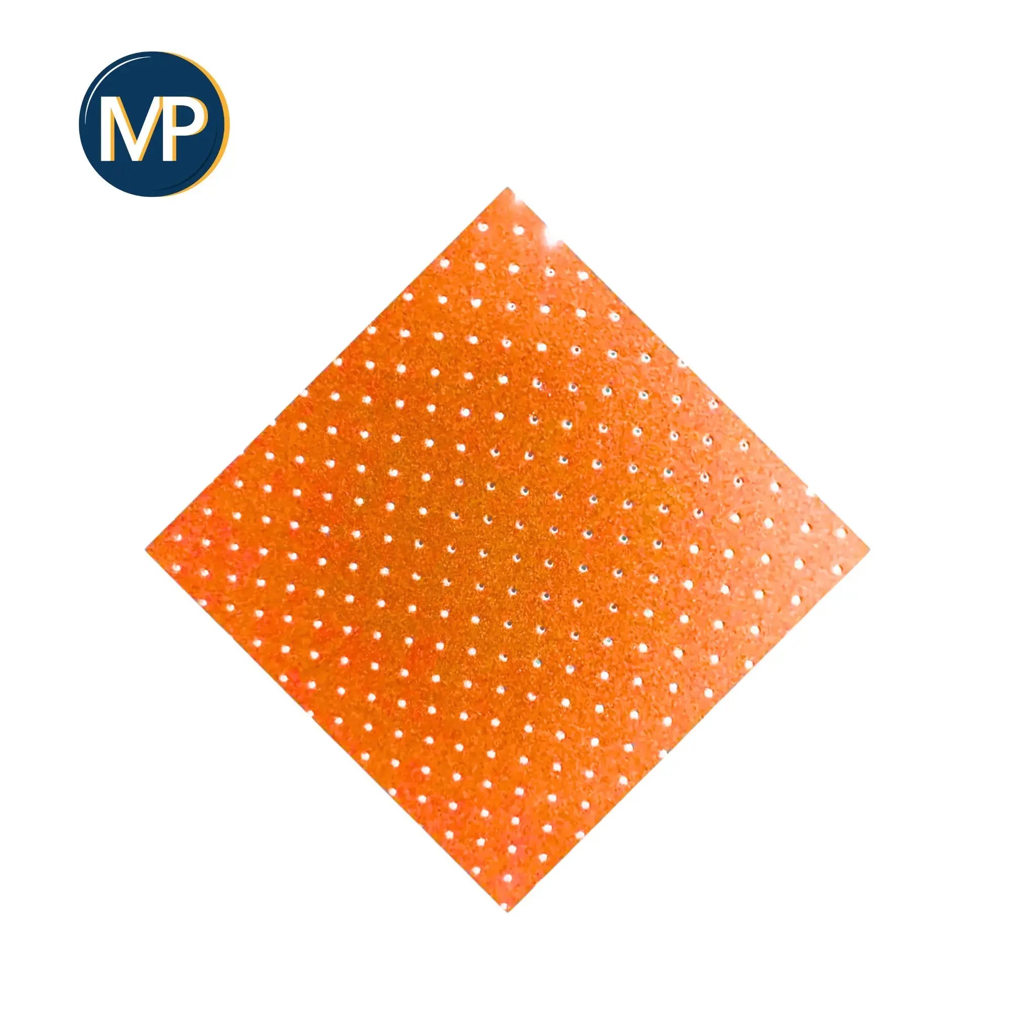 My Carefoam 35-Abdeckung – 1,5 mm – Shore 33 – 1 x 1 m – 7 MP-Farben Perforiert-Dunkelorange