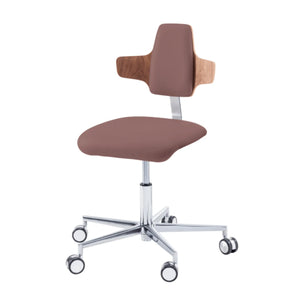 Siège praticien - COMFORT - Ruck - Dossier Napoleon My Podologie  CPL-Noyer-Taupe-Long