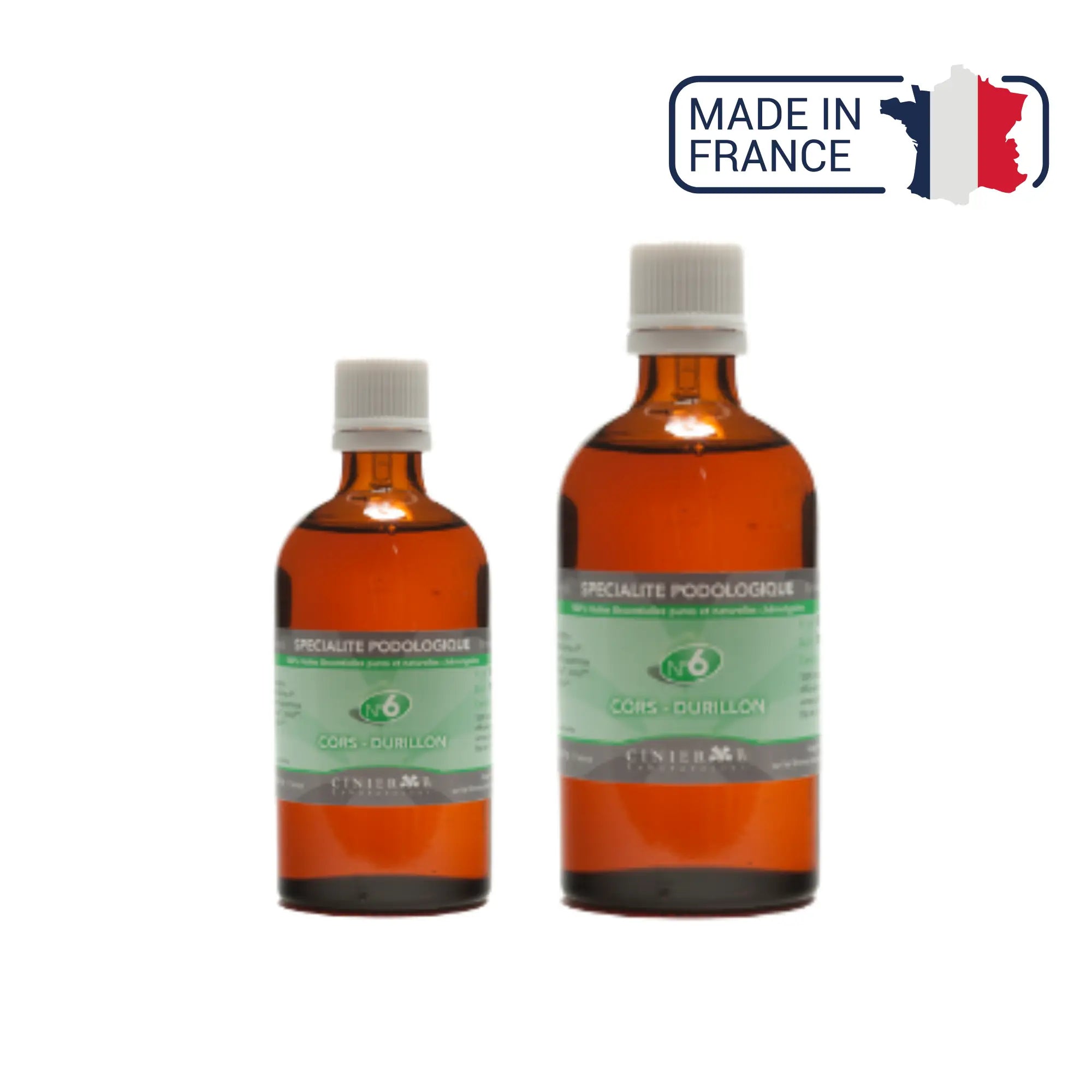 Spécialité N°6 Cors-Durillons - 2 contenances - Huile 100% HE - Laboratoires Cinier B Laboratoires Cinier B 