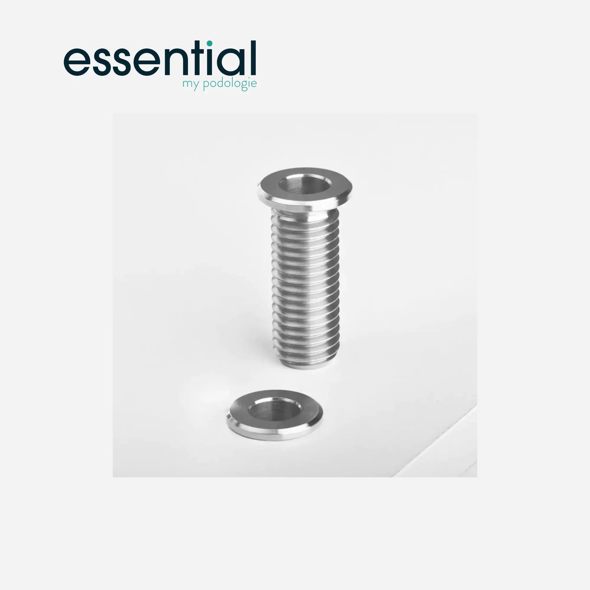 Röhrenförmiger Vergrößerungslampenhalter aus Edelstahl – Essential von My Podologie Essential 