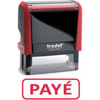 Tintenstempel „Bezahlt“ – rot – Trodat