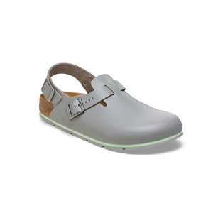 Tokio Pro - Sabot Cuir naturel - Plusieurs coloris - Birkenstock - Couleur 1 Birkenstock  Gris / Étroite / 48