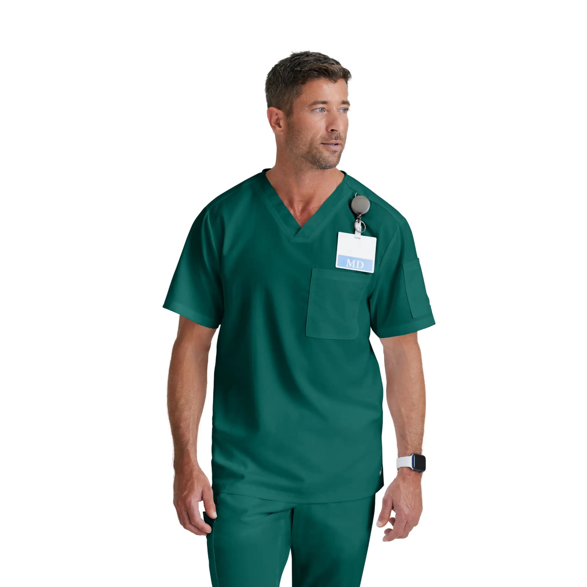 Toronto - Tunique col V croisé - Homme - Grey’s Anatomy Grey’s Anatomy  Vert Chasseur / XL